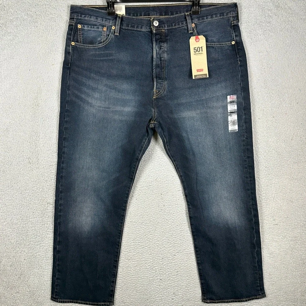 NEW Levis 501 XX Jeans Men 42X30 Blue Original Fit Straight Leg Button Fly Denim